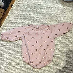 Quincy Mae Pink Floral Kids One Piece